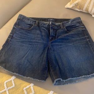 Loft Jean shorts size 10